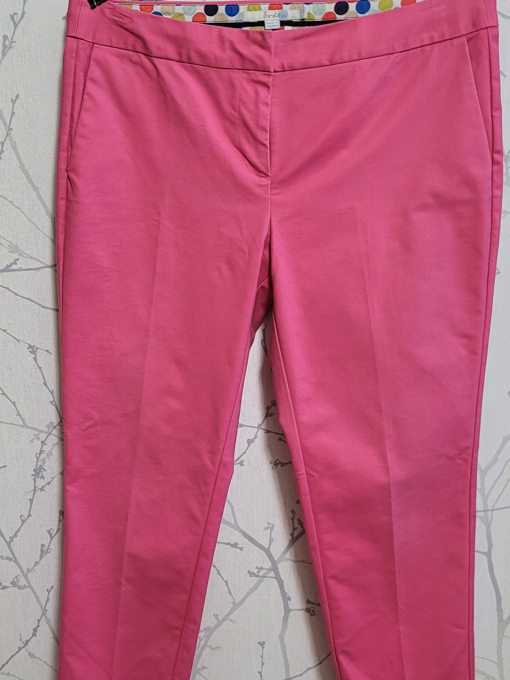 Boden Pink Skinny Ponte Pants